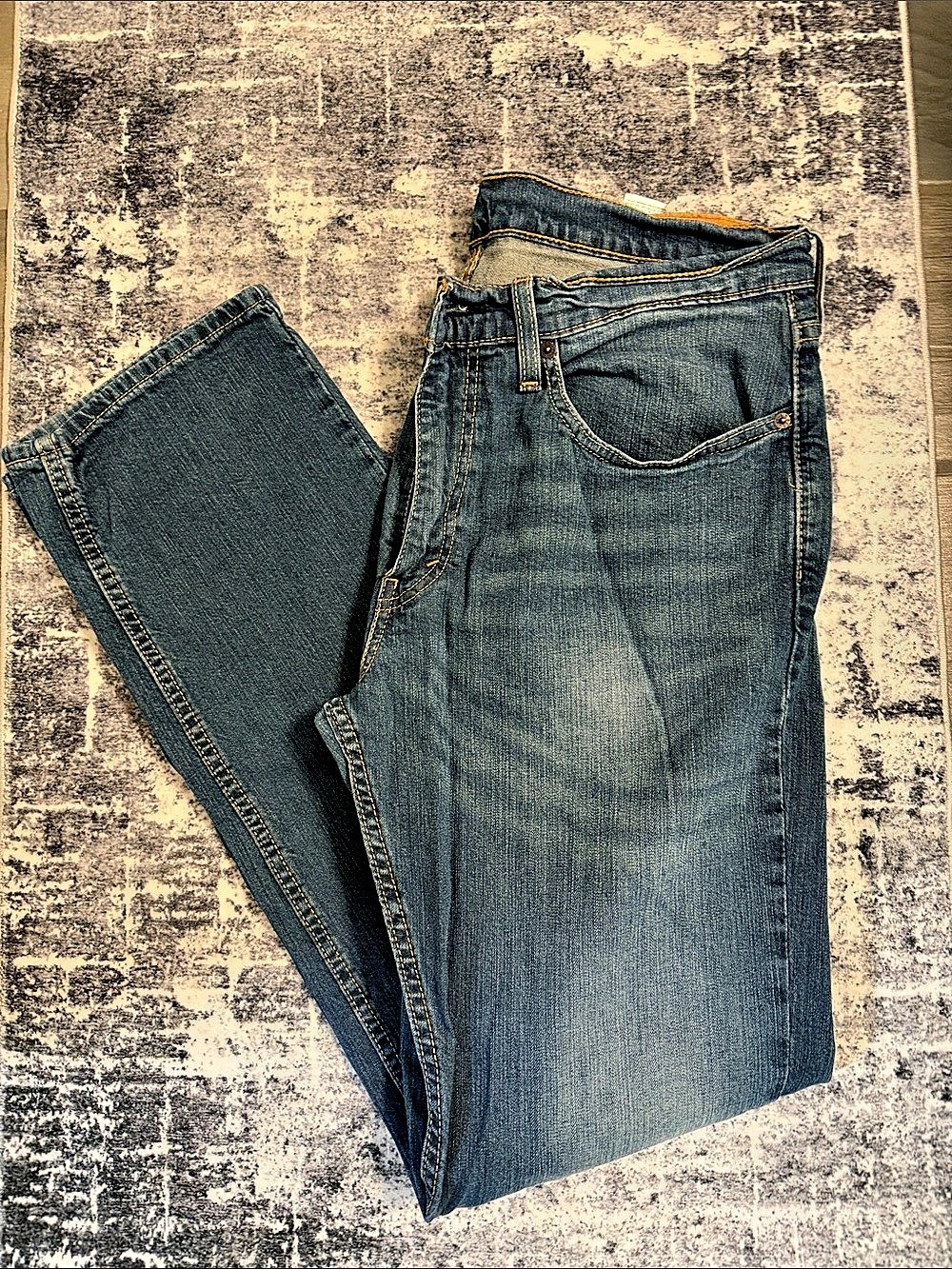 Levi's 559 Relaxed Straight Jeans 559 Straight Leg Jeans Blue Waist 34 x 34